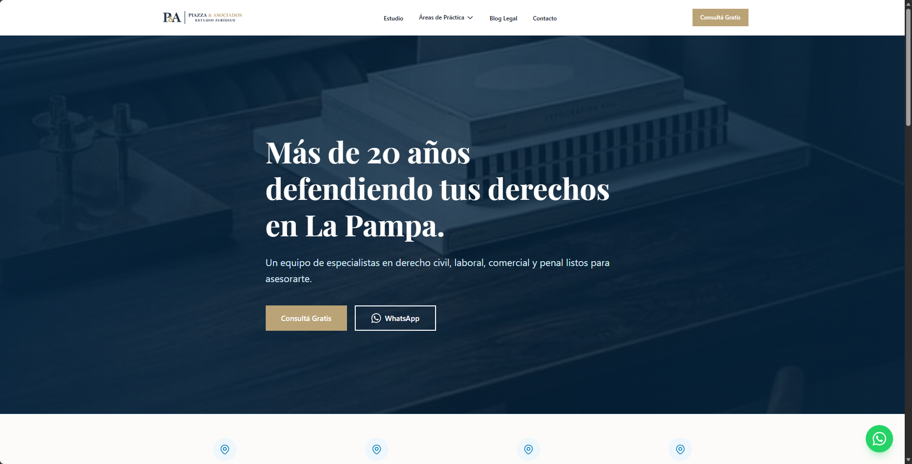 Piazza & Asociados (Estudio Jurídico) — rediseno