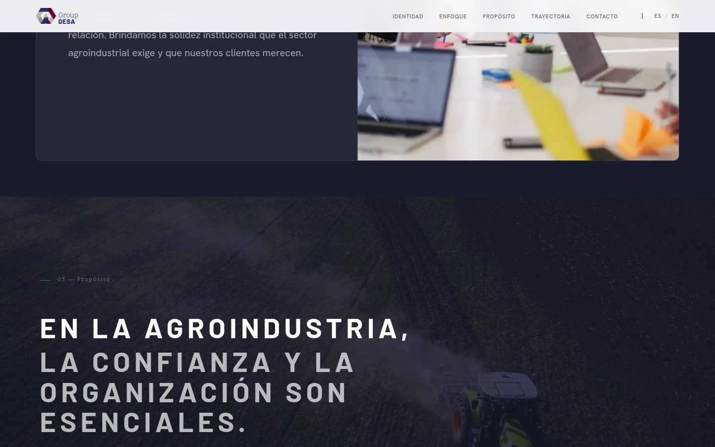 GROUP DESA — Propósito y trayectoria